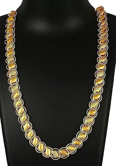 Gujju Stylish Gold Plated Chain For Boys And Men's